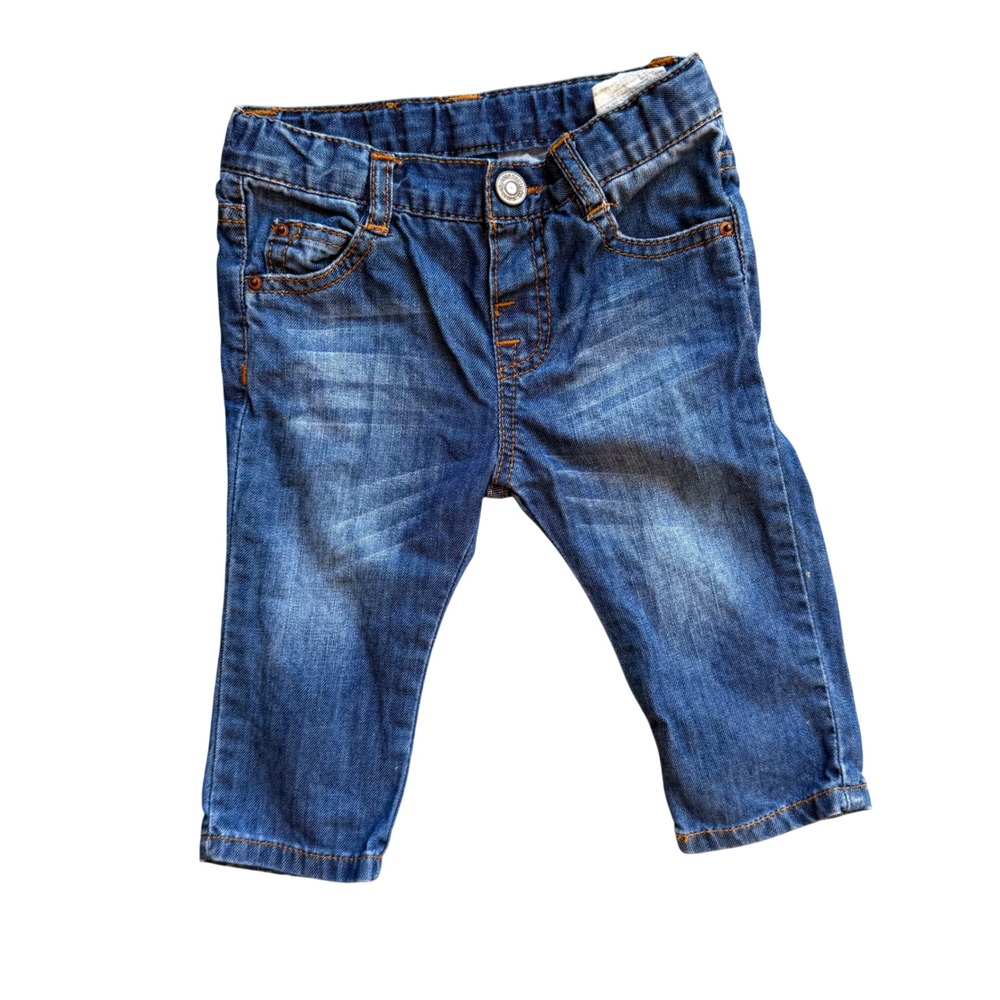 Zara Baby Denim Jeans 6 9‎ Months Blue Boy Style Pants